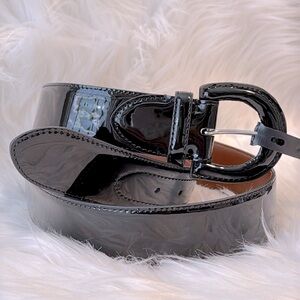NWT Lauren Ralph Lauren Patent Leather Wide Belt